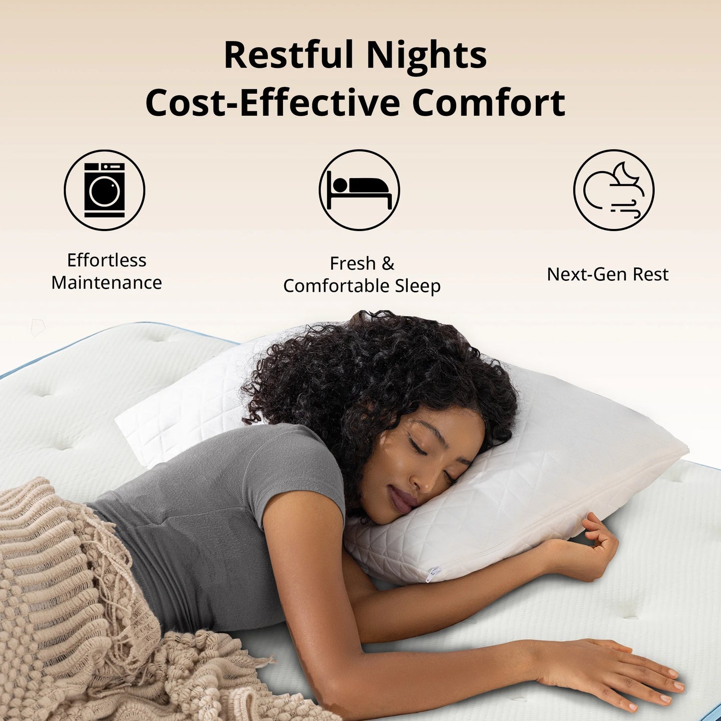 MLILY Liquid Gel Hybrid 10-inch Mattress-Twin Size