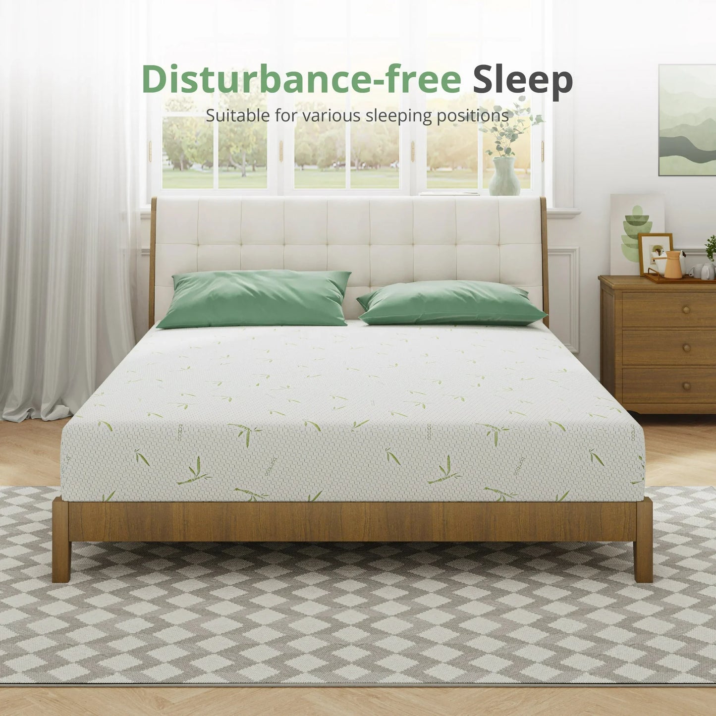 Arctus Full Memory Foam Mattress, 10 inch Gel Mattress for Cool Sleep & Pressure Relief, Medium