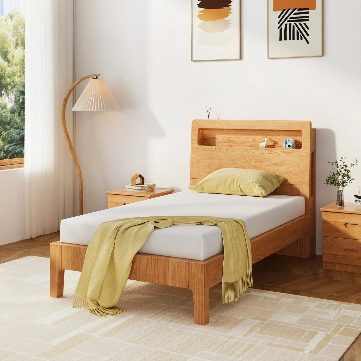Arctus Twin Size Mattress, 5 inch Memory Foam Mattress in a Box, Medium