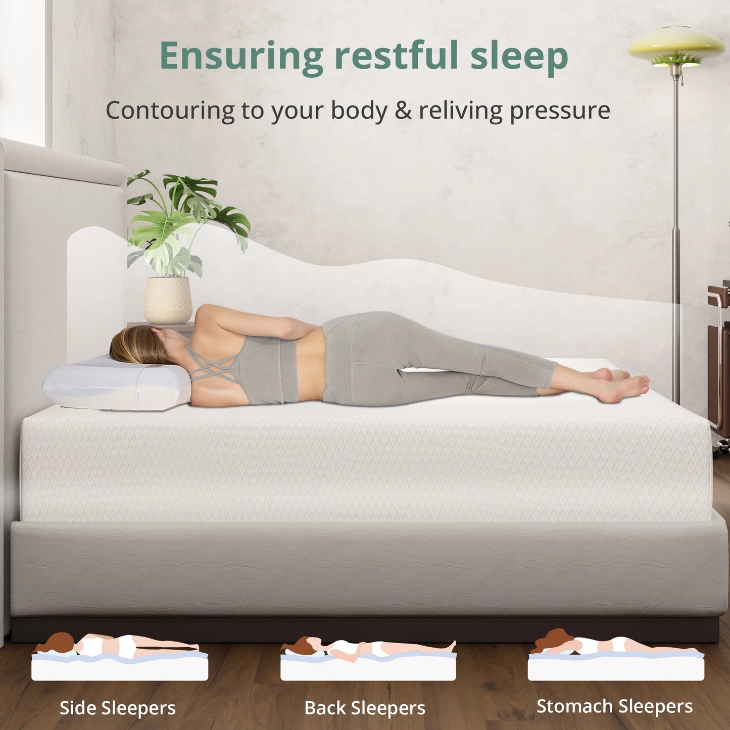 MLILY GT Mattress Memory Foam 5-inch Mattress-Full Size